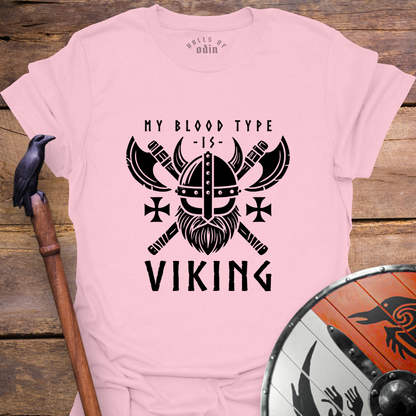 Blood Type Viking T-Shirt