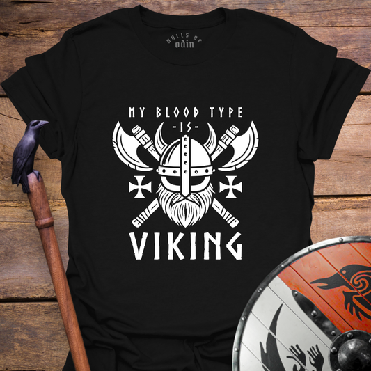 Blood Type Viking T-Shirt